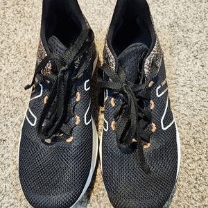 Black and White Athletic Shoes